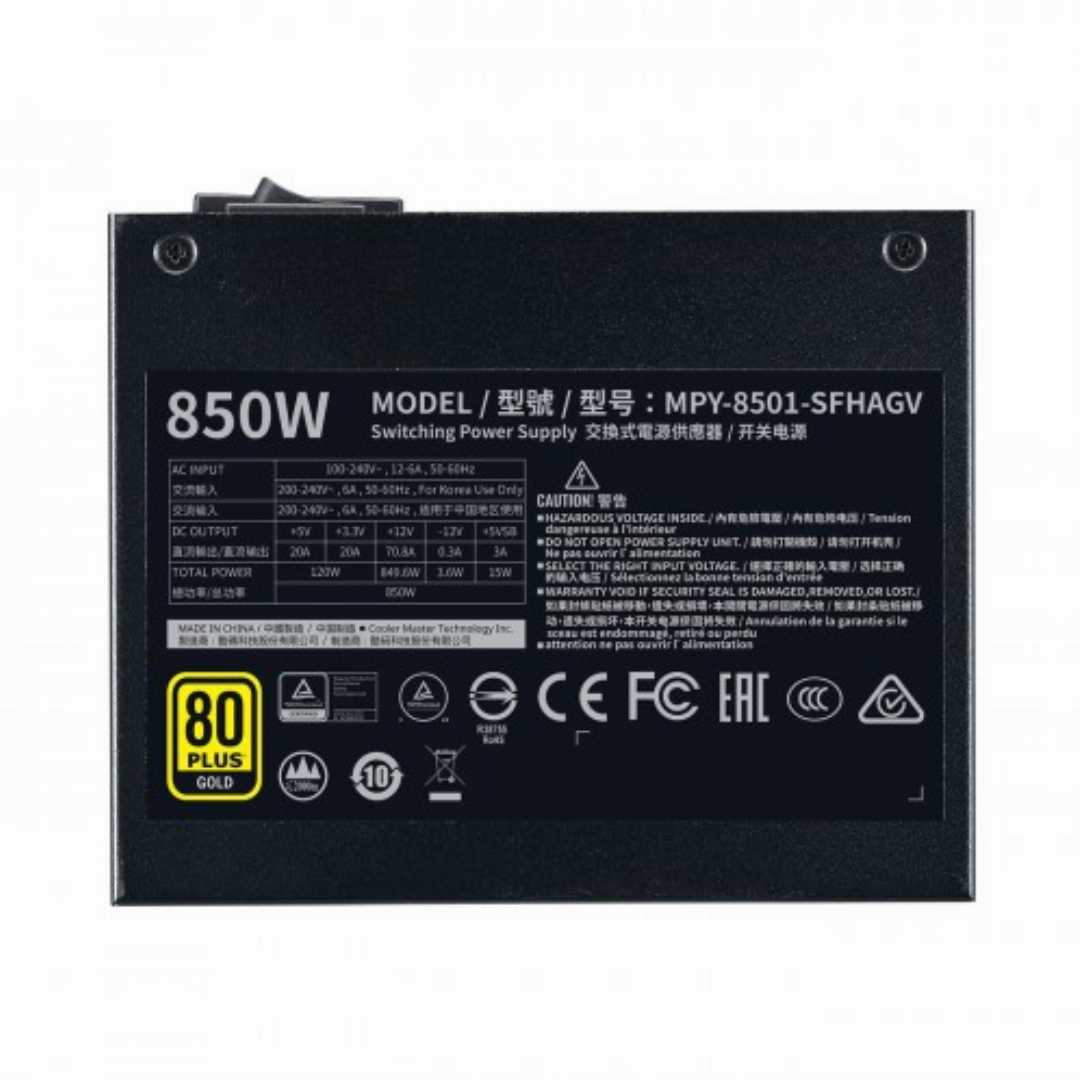 Cooler,Master,V850,SFX,GOLD,Full,Modular,850W,80,PLUS,Gold,Power,Supply,(,USED,)